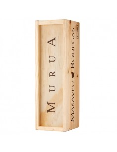 Caja madera Murua - Botella...